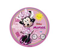 Dekora - Disco Decoración de Tartas de Cumpleaños Infantiles Minnie Mouse - 15,5 cm