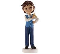 Dekora - Figura Decorativa Niño para Tarta de Primera Comunion - 13 cm