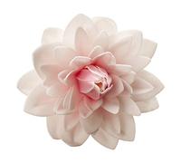 dekora - Flor Gigante Comestible de Oblea 12,5 cm - Dalia roja - Sin Gluten, Sin Lactosa, Apta para Vegetarianos - Decoración para Tartas y pasteles