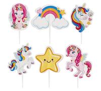 dekora - Kit para Hacer y Decorar Cupcakes de Unicornio Tesia en Papel - 6 Modelos 30 Unidades