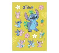 dekora - Oblea Recortable Comestible Stitch - Decoración para Tartas, Cupcakes y Postres - Sin Gluten, Sin Azúcar y Apta para Veganos - Figuras de Stitch y Angel para Recortar y Decorar, Ideal para Fi
