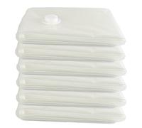 DEKORA SOUL Bolsas de Almacenaje al Vacío Reutilizables - Ahorro de Espacio para Edredones, Almohadas y Mantas - Diversos Tamaños 6 pcs 50x60cm