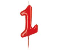 Dekora - vela de cumpleaños numero 1.