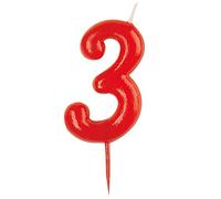 Dekora - vela de cumpleaños numero 3.