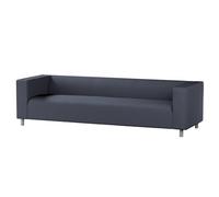 dekoria Funda de repuesto para sofá Klippan de 4 plazas, color azul oscuro