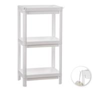 Dekorum estantería de baño ballete blanco plástico 35,5 x 23 x 75 c