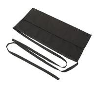 Delantal de Cintura Corto con Gran Bolsillo, Tela Negra Reutilizable | Camarera en Bar u Hotel, Diseño Práctico con Bolsillo Amplio, Alta Durabilidad y Uso Diario