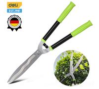 Deli-tijeras de jardinería, tijeras de podar para setos, herramientas de jardín SK5, tijeras de setos especiales para césped, ramas de poda para cortador de plantas 8 Inch