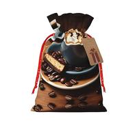 Deliciosas bolsas de regalo de tela delicada con cordón, encantadora bolsa de regalo de vacaciones para celebraciones
