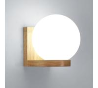 DELIPOP Aplique de Pared Interior de Madera, E27 Vintage Lámpara de Pared