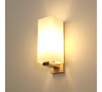DELIPOP Aplique Pared Interior, Lámpara de Pared Interior de Madera E27