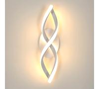 DELIPOP Aplique Pared Interior LED 16W 1800LM Lámpara de Pared Blanco 3000K
