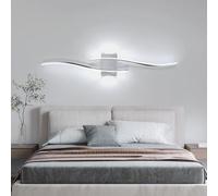 DELIPOP Aplique Pared Interior LED, 27W Lámpara de Pared Moderna Lineales, Blanco Frio 6500K Iluminación Luz Pared LED para Dormitorio, Sala de Estar, Cocina, Pasillo