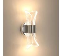 DELIPOP Aplique Pared Interior Regulable,12W Tricolor Lámpara LED Pared