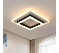 DELIPOP Lámpara de Techo Moderna 30W 3375LM Plafon LED Techo Cuadrado 3000K