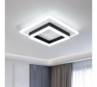 DELIPOP Lámpara de Techo Moderna Cuadrada 30W 3375LM Plafón LED Techo 6500K