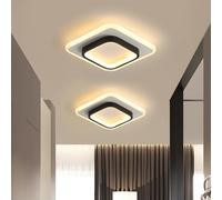 DELIPOP Lampara LED Techo Moderna, Plafon LED Techo Cuadrado 21W 2350LM