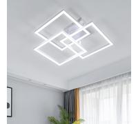 DELIPOP Moderna Lámpara de Techo 40W 4500LM 6500K Plafon Led techo Cuadrado