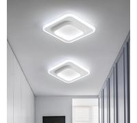DELIPOP Moderna Lámpara de Techo LED, 24W Plafón LED Techo Blanca 6500K