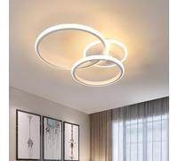 DELIPOP Plafon LED Techo Moderno, 42W 4700LM Lámpara de Techo Redondo 3000K