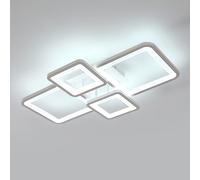 DELIPOP Plafon LED Techo Moderno, 56W 6300LM Lamparas de Techo Blanco 6500K