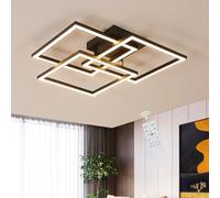 DELIPOP Plafon LED Techo Regulable, 40W 4500LM Lampara Techo Negro
