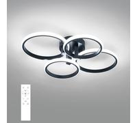 DELIPOP Plafon LED Techo Regulable, 76W 8550LM 3000K-6500K Lámpara de Techo