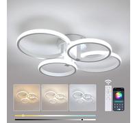 DELIPOP Plafon Led techo Regulable, 76W 8550LM Modernas Lamparas de Techo