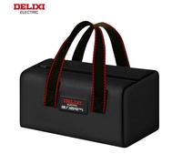 DELIXI-Bolsa de herramientas eléctricas, almacenamiento portátil de tela Oxford, electricistas y carpinteros profesional de reparación, almacenamiento doméstico, bolso de mano 001
