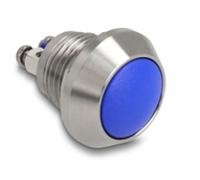 Delock 22032 interruptor eléctrico interruptor pulsador 2p azul