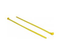 DeLOCK Brida Reutilizable de Nylon 100 Piezas, Amarillo, 300 mm x 7.6 mm, Ref: 18761