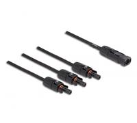 Delock cable divisor solar dl4 1 x macho a 3 x hembra 35 cm negro