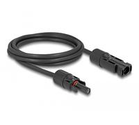 Delock cable solar dl4 6 mm² macho a hembra 5 m negro