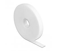 Delock cinta de gancho y bucle en rollo la 5 m x an 13 mm blanco