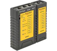 DeLOCK 86407 Probador de cables de red RJ45 / RJ12 + Portfinder