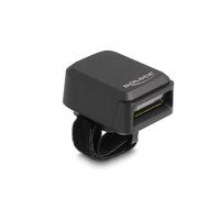 DeLOCK Escáner de código de barras de anillo 1D/2D Bluetooth Negro
