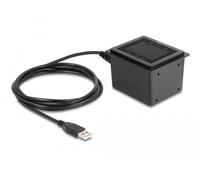 Delock escáner de códigos de barras usb 1d y 2d con cable para insta