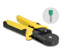 Delock herramienta para prensar terminales de cable autoajustable - he