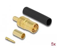 Delock smb macho para engarzar rg-174/rg-316 con tubo termorretráctil