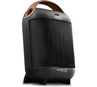 De'Longhi Calentador cerámico HFX30C18.AG | Calentador móvil para un suministro de calor rápido y selectivo | 2 niveles de potencia | Función antihielo | Potencia de 1800 W | Antracita