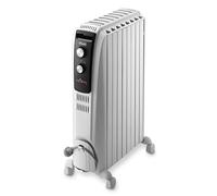 DeLonghi Radiador de aceite Dragon TRD04 0820 - 2000 W, función antiheladas, 3 potencias, blanco