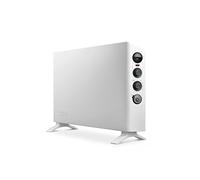 DeLonghi HSX 3320 FTS - Calefactor (Calentador de ventilador, 24 h, Interior, Blanco, Giratorio, 2000 W)