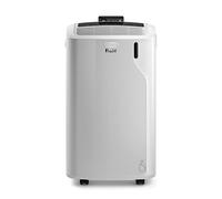 De'Longhi Pinguino PAC EM82 - Aire acondicionado portátil para habitaciones de hasta 80 m³, 9.400 BTU/h, 2,4 kW, 63 dB, función deshumidificador, clase energética A, temporizador 24h, color blanco