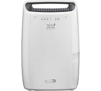 De'Longhi Tasciugo AriaDry Multi DEX214F Deshumidificador Multifunción, 14 L/d, Filtro Antipolvo y Antialérgenos, Función Secado de Ropa, Gas Ecológico, Drenaje Continuo, 290 W, 37 Db, Blanco y Gris