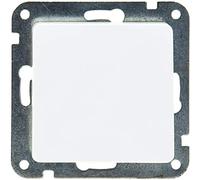 Delphi - Interruptor de luz empotrable (230 V, sin marco, conexión de pinza), color blanco