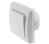 Delphi - Interruptor empotrado IP44 para exteriores y habitaciones húmedas - Interruptor basculante, 230 V, color blanco
