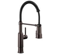 Delta Faucet Theodora 18804Z-RB-DST - Grifo para fregadero de cocina con rociador extraíble y cabezal de acoplamiento magnético, bronce veneciano