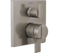 Delta grifo t27867-ss Ara angular moderno Monitor de la serie 17 Válvula Trim con 3-setting integrado desviador, inoxidable