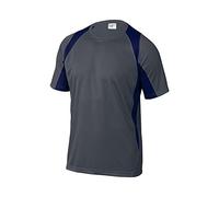 Delta plus - Camiseta bicolor poliester gris/marino talla xxl