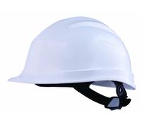 Delta plus - Casco obra abs/pc aislamiento electrico/a boton blanco